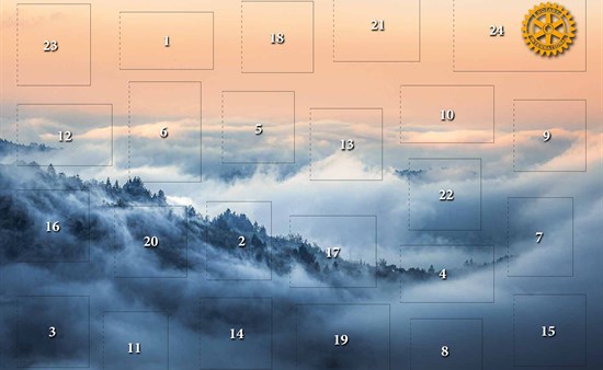 Rotary Club Achern Bühl Adventskalender Vorderseite